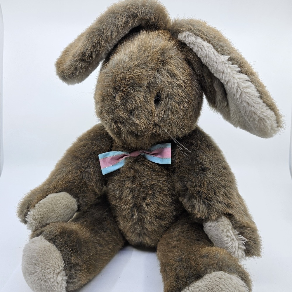 VTG Applause Rabbit/Bunny Plush Brown Moving arms & legs Clean
